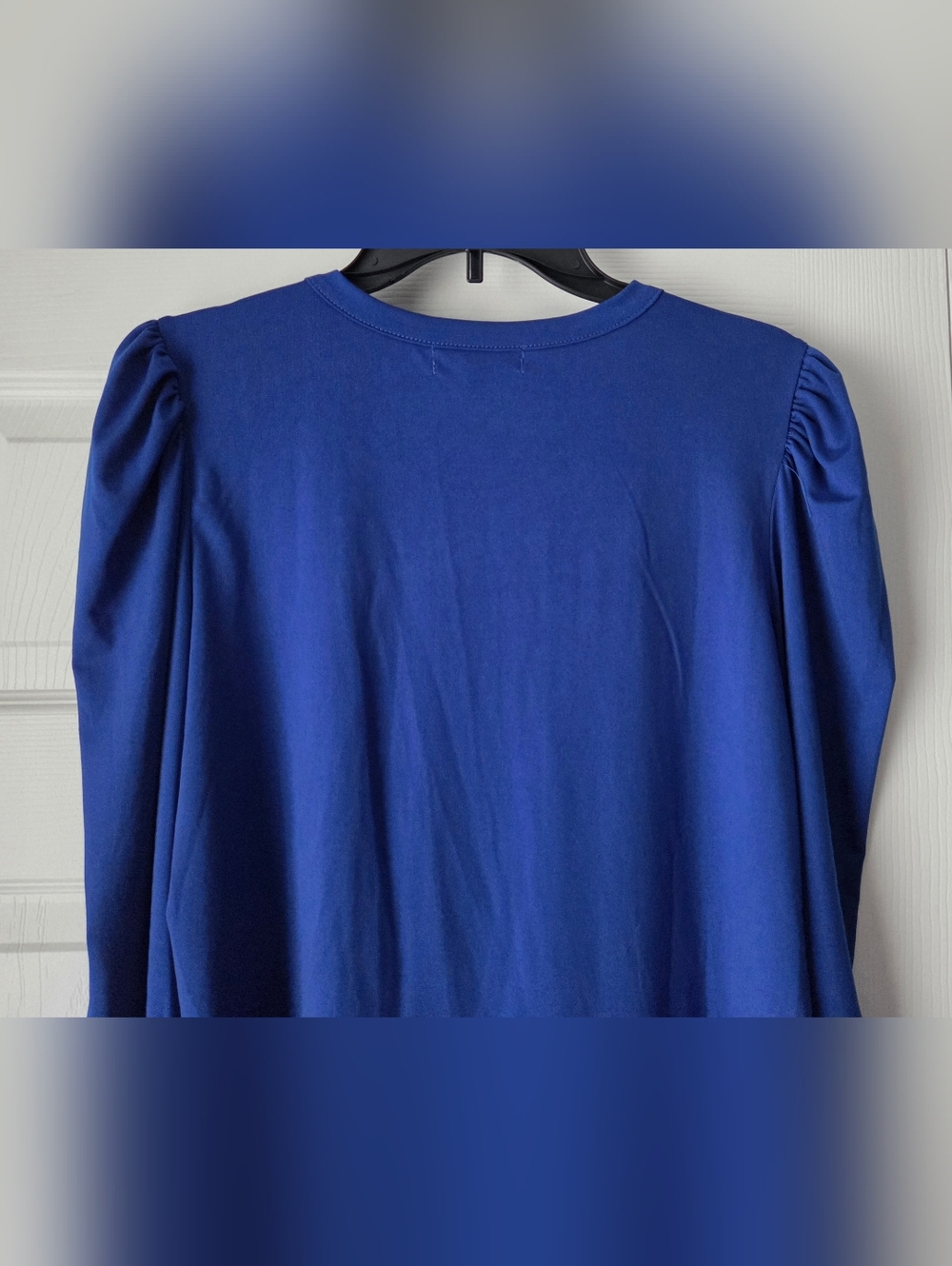 NWOT Stem & Wine Royal Blue Studded Long-Sleeve Blouse Size M - Picture 8 of 11